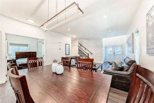 65 Saddlestone Green Ne, Calgary, AB - Indoor Photo Showing Dining Room