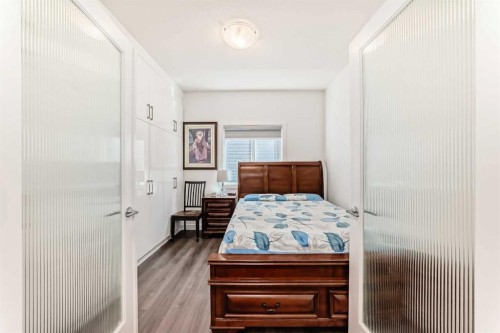 65 Saddlestone Green Ne, Calgary, AB - Indoor Photo Showing Bedroom