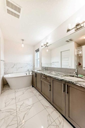 65 Saddlestone Green Ne, Calgary, AB - Indoor Photo Showing Bathroom