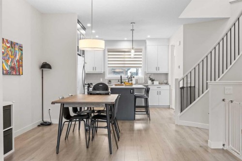 72 Seton Villas Se, Calgary, AB - Indoor Photo Showing Dining Room