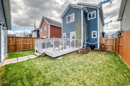 199 River Heights Green, Cochrane, AB - Outdoor With Deck Patio Veranda With Exterior