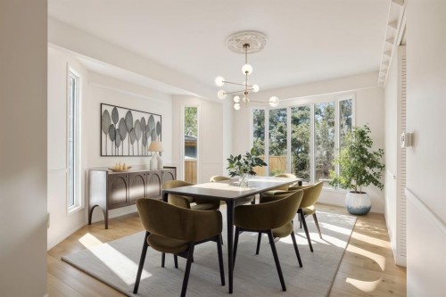 40 Varston Place Nw, Calgary, AB - Indoor Photo Showing Dining Room