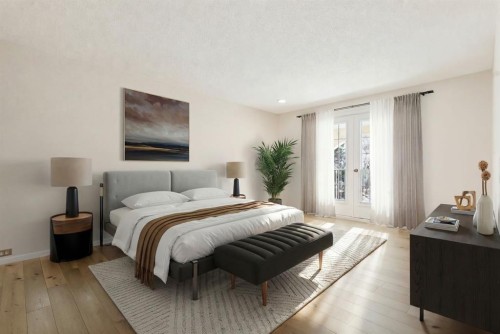 40 Varston Place Nw, Calgary, AB - Indoor Photo Showing Bedroom