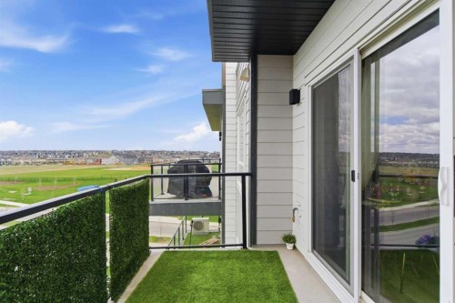 3417-33 Carringham Gate Nw, Calgary, AB - Outdoor With Balcony With Exterior