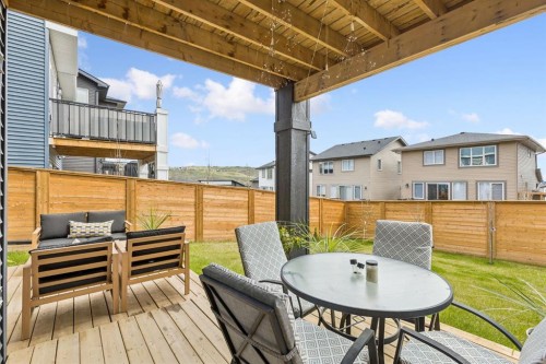 363 Precedence Hill, Cochrane, AB - Outdoor With Deck Patio Veranda With Exterior