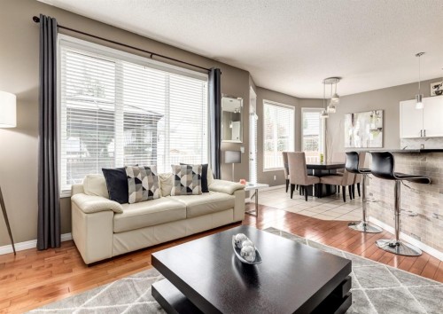 124 Copperfield Green Se, Calgary, AB - Indoor Photo Showing Living Room