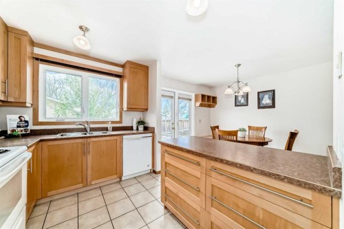 41 Alder Crescent Se, Airdrie, AB - Indoor Photo Showing Kitchen With Double Sink