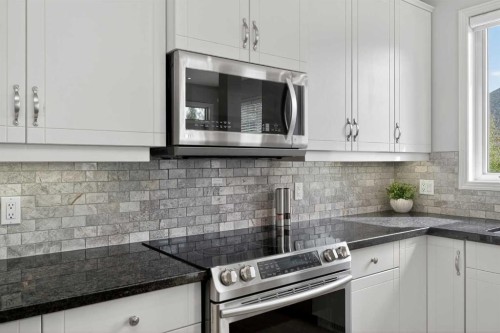 125 Cranleigh Park Se, Calgary, AB - Indoor Photo Showing Kitchen With Upgraded Kitchen