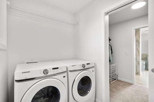 264 Mallard Grove Se, Calgary, AB - Indoor Photo Showing Laundry Room