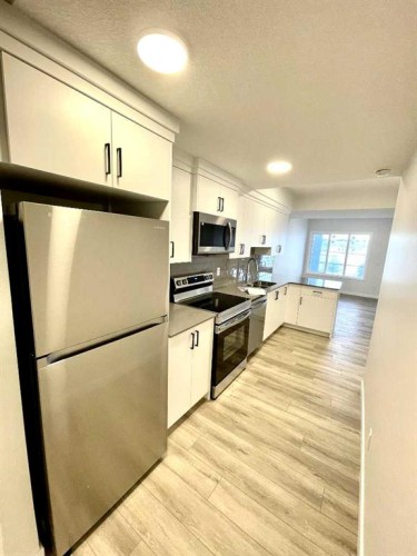 264 Mallard Grove Se, Calgary, AB - Indoor Photo Showing Kitchen With Double Sink
