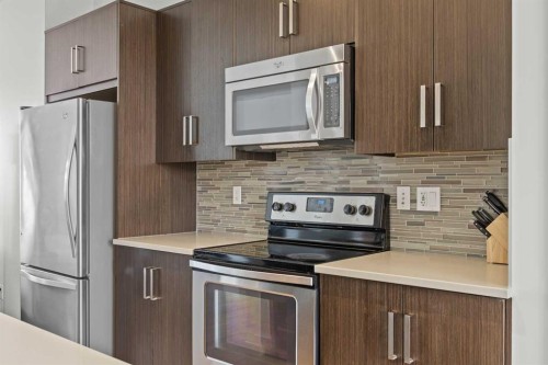 134 Walden Circle Se, Calgary, AB - Indoor Photo Showing Kitchen With Upgraded Kitchen