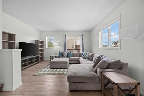 134 Walden Circle Se, Calgary, AB - Indoor Photo Showing Living Room