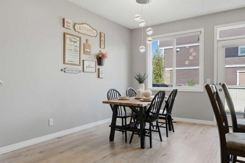 58 Kingfisher Crescent Se, Airdrie, AB - Indoor Photo Showing Dining Room