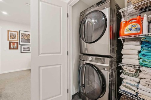 77 Magnolia Heath Se, Calgary, AB - Indoor Photo Showing Laundry Room
