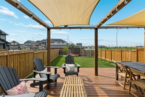 77 Magnolia Heath Se, Calgary, AB - Outdoor With Deck Patio Veranda With Exterior