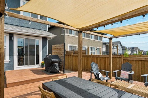 77 Magnolia Heath Se, Calgary, AB - Outdoor With Deck Patio Veranda With Exterior