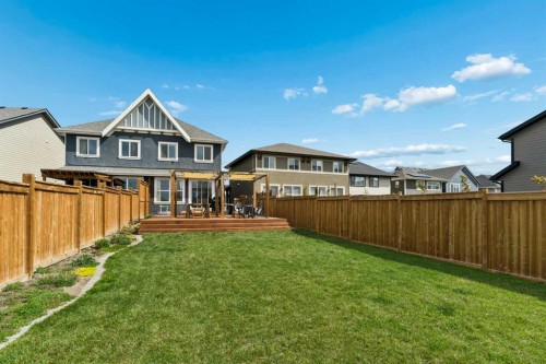77 Magnolia Heath Se, Calgary, AB - Outdoor With Deck Patio Veranda With Backyard
