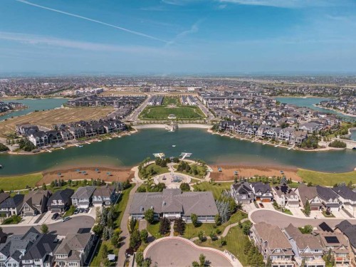 77 Magnolia Heath Se, Calgary, AB - Outdoor With Body Of Water With View