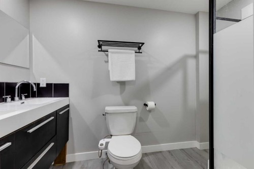 114 Hillcrest Close Sw, Airdrie, AB - Indoor Photo Showing Bathroom