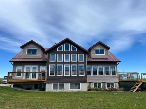 22037 Range Road 280, Cardston, AB - Outdoor With Deck Patio Veranda With Facade