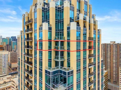 3202-930 6 Avenue Sw, Calgary, AB - Outdoor With Facade