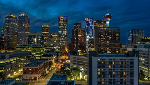 3202-930 6 Avenue Sw, Calgary, AB - Outdoor With Facade