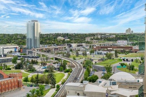 3202-930 6 Avenue Sw, Calgary, AB - Outdoor With View