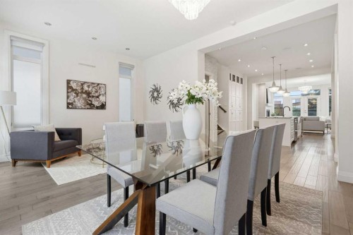 2109 20 Avenue Sw, Calgary, AB - Indoor Photo Showing Dining Room