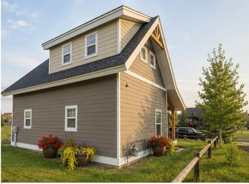 201 Cottageclub Crescent, Rural Rocky View County, AB - Outdoor With Exterior