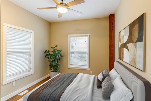 201 Cottageclub Crescent, Rural Rocky View County, AB - Indoor Photo Showing Bedroom