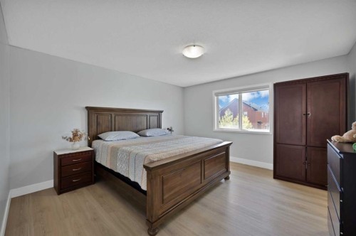 218 Saddlefield Place Ne, Calgary, AB - Indoor Photo Showing Bedroom