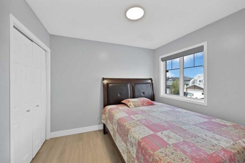 218 Saddlefield Place Ne, Calgary, AB - Indoor Photo Showing Bedroom