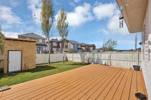 218 Saddlefield Place Ne, Calgary, AB - Outdoor With Deck Patio Veranda