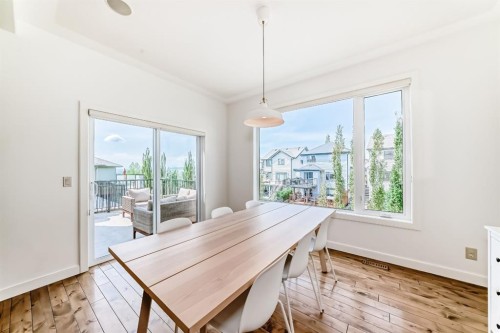 35 Sunset View, Cochrane, AB - Indoor Photo Showing Dining Room