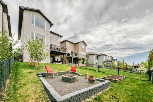 35 Sunset View, Cochrane, AB - Outdoor With Deck Patio Veranda