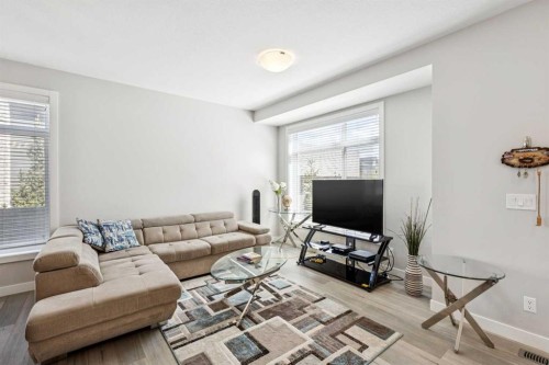 310 Sage Meadows Gardens Nw, Calgary, AB - Indoor Photo Showing Living Room