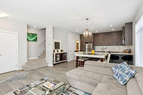 310 Sage Meadows Gardens Nw, Calgary, AB - Indoor Photo Showing Living Room
