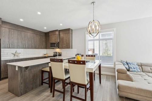 310 Sage Meadows Gardens Nw, Calgary, AB - Indoor Photo Showing Kitchen With Upgraded Kitchen