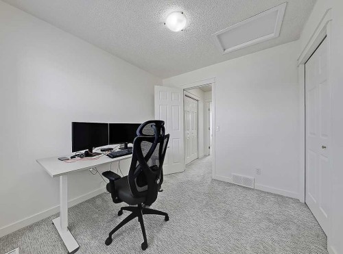558 Evermeadow Road Sw, Calgary, AB - Indoor Photo Showing Office