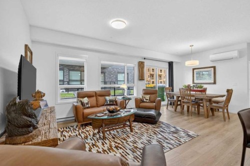 4104-20295 Seton Way Se, Calgary, AB - Indoor Photo Showing Living Room