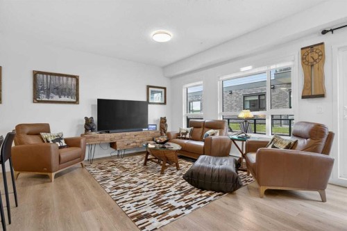 4104-20295 Seton Way Se, Calgary, AB - Indoor Photo Showing Living Room