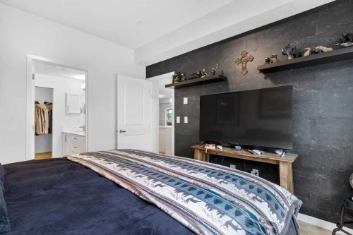4104-20295 Seton Way Se, Calgary, AB - Indoor Photo Showing Bedroom