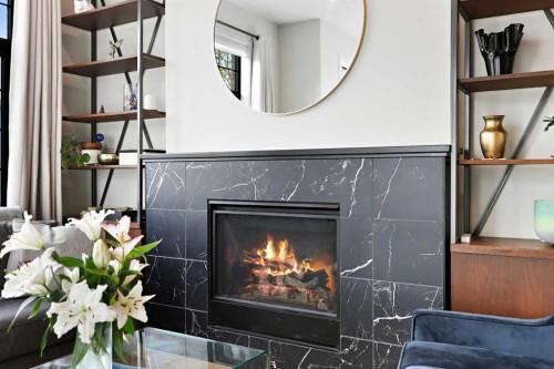 4929 20 Street Sw, Calgary, AB - Indoor With Fireplace
