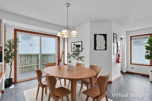 141 Cramond Close Se, Calgary, AB - Indoor Photo Showing Dining Room