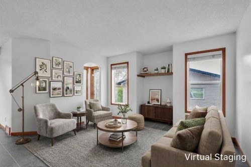 141 Cramond Close Se, Calgary, AB - Indoor Photo Showing Living Room