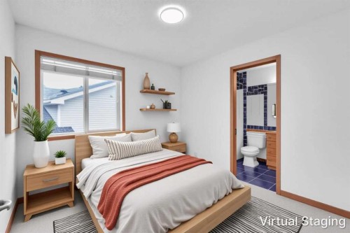 141 Cramond Close Se, Calgary, AB - Indoor Photo Showing Bedroom