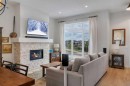 541 Marine Drive Se, Calgary, AB  - Indoor Photo Showing Living Room With Fireplace 