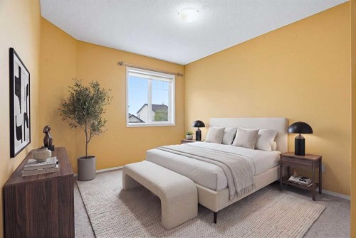 56 Everglen Way Sw, Calgary, AB - Indoor Photo Showing Bedroom