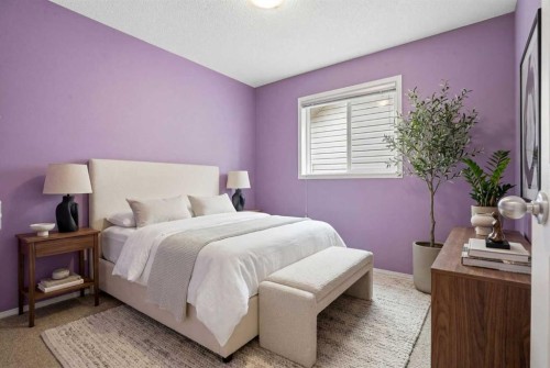 56 Everglen Way Sw, Calgary, AB - Indoor Photo Showing Bedroom