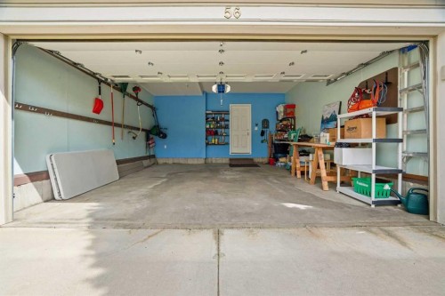 56 Everglen Way Sw, Calgary, AB - Indoor Photo Showing Garage